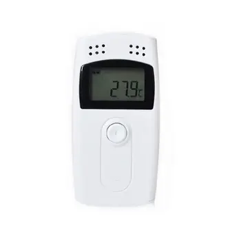 

RC-4 LCD USB Mini Temperature Humidity Recorder Data Logger PDF Word Excel Print Built in External Sensor Audio Alarm