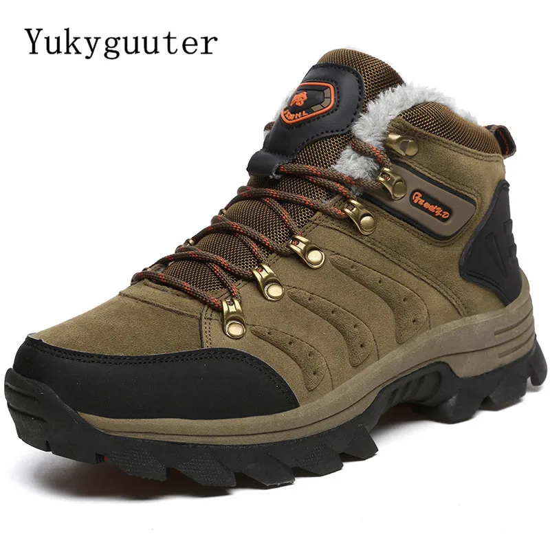 Winter Men Women Hiking Shoes Outdoor Walking Jogging Trekking Snow Boots Mountain Climbing Sport Sneakers Athletic Waterproof