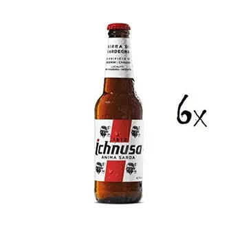 

Ichnusa 6X Birra Anima Sarda Sardinian Lager Beer 330cl. 4,7% Vol 100% Italian!