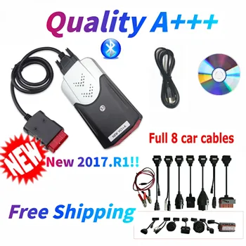 

2020 vd tcs cdp Obd Obd2 Scanner For Delphis VD DS150E CDP 2017.R1 Bluetooth For Car Trucks Diagnostic Tool+8 Car Cables Choose