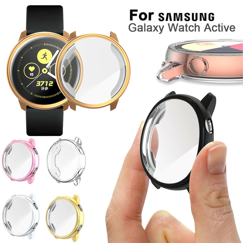 Защитный чехол для экрана samsung Galaxy Watch Active 2 Ультратонкий Мягкий силиконовый