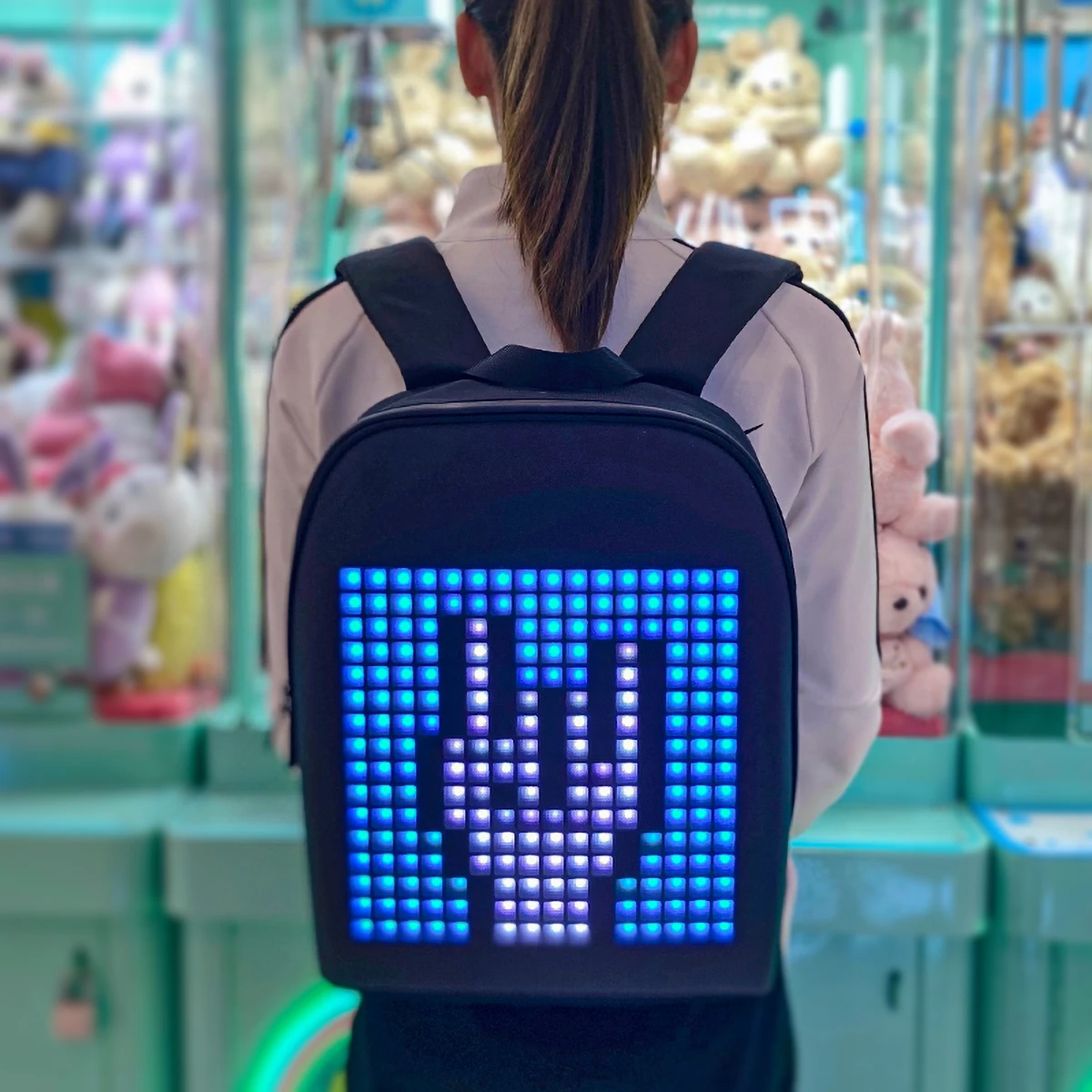 Zaino pixel mesh wifi con schermo LED pixel zaini intelligenti schermo  pixel zaino led donna mochila uomo - AliExpress Luggage \u0026 Bags