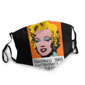 

Marilyn Monroe Men Non-Disposable Mouth Face Mask Pop Art Anti Bacterial Dust Mask Protection Cover Respirator Mouth Muffle