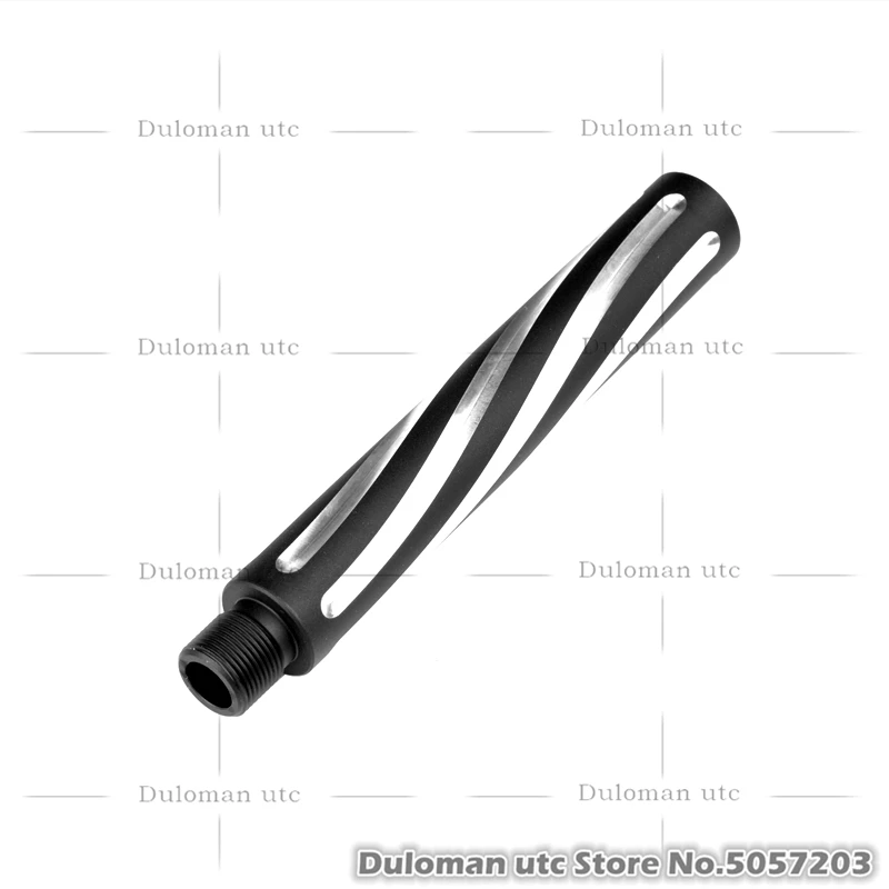 Duloman utc Fortis стиль 5 &quotвитая спиральная флейта 14 мм CCW Oute удлинитель трубки для Airsoft