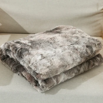 

Soft Blanket Baby Home Modern Shaggy Blankets Elegant Throw Blanket Bed Sofa Beds Soft Faux Fur Velvet Plush Bedding Decor D30