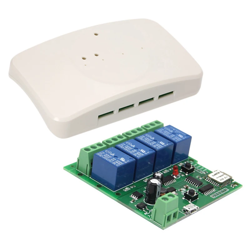 Умный модуль дистанционного управления 4CH 10A реле wifi беспроводной универсальный переключатель работа с Alexa Google home eWeLink APP domotica