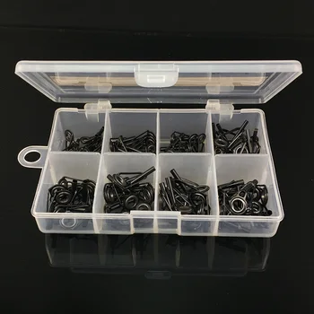 

Spinning Rod Guides Tip Ceramic Fishing Rod Guide Replacement Tip Spare Parts Repair and Tips Repair Eye Loop Kit with Box