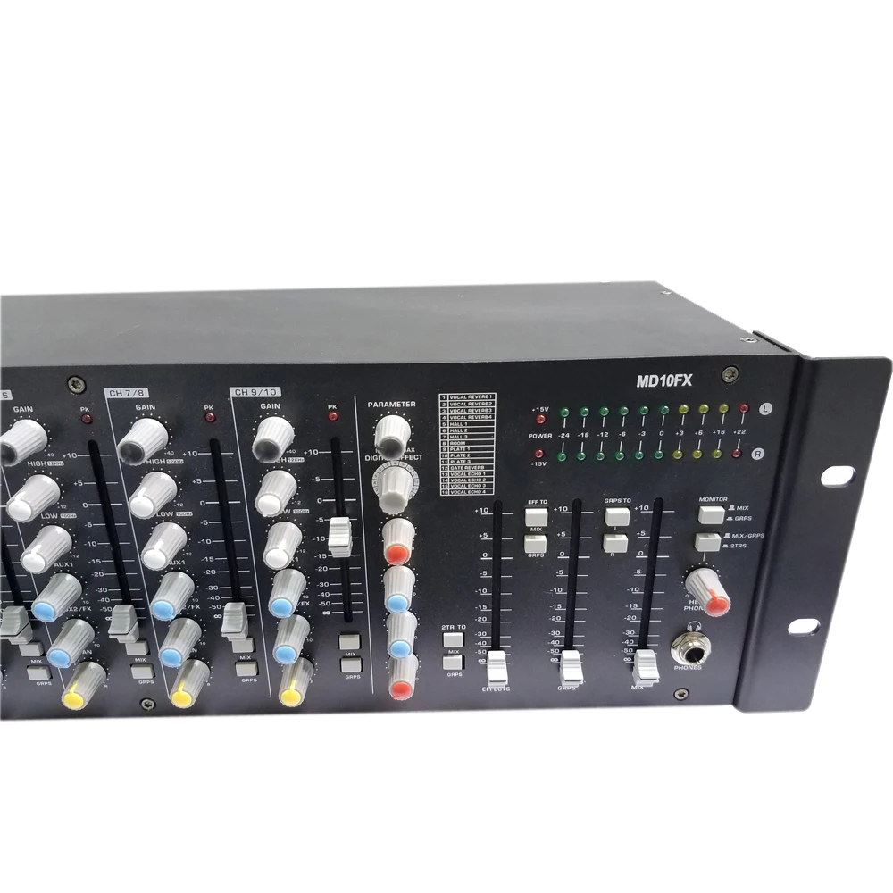 Leicozic Professional Mixer 320w X2 @4ohms 10-ch Amplifier Mixers Md10fx Audio Mixer Rack Mount 16 Dsp Effect Processor - Stage Audio AliExpress