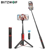 BlitzWolf BW-BS10 Portable bluetooth Selfie Stick with Tripod Extendable Foldable Monopod for iPhone 11 X for Huawei for Xiaomi
