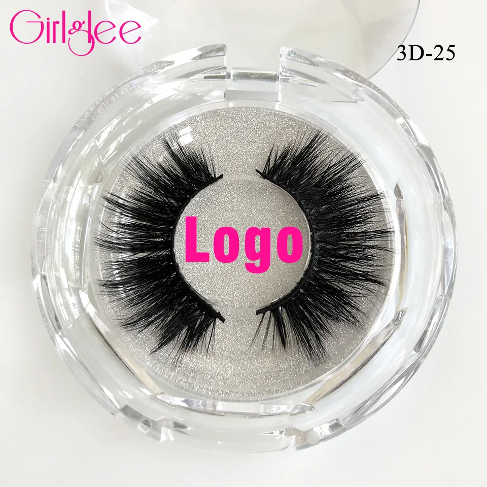 

Natural Mink Eyelashes 3D Mink Lashes Long Thick False Eyelashes High Volume Eye Lashes Girlglee Hand Made Makeup Eyelash Soft