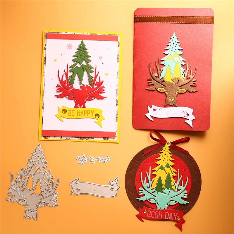 

Eastshape Metal Cutting Dies New 2019 Christmas Tree Scrapbooking Album Die Cut Embossing Stencil Decor Dies stamps and dies