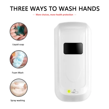 

Household Wall Mounted Automatic Liquid Soap Dispenser Touchless Sensor Smart Soap Dispenser 1000ml Hand Washing Soap Container