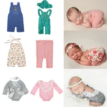 Vêtements en dentelle pour nouveaux nés, 6 Styles de vêtements pour bébé de cent jours, accessoires de Costume Photo