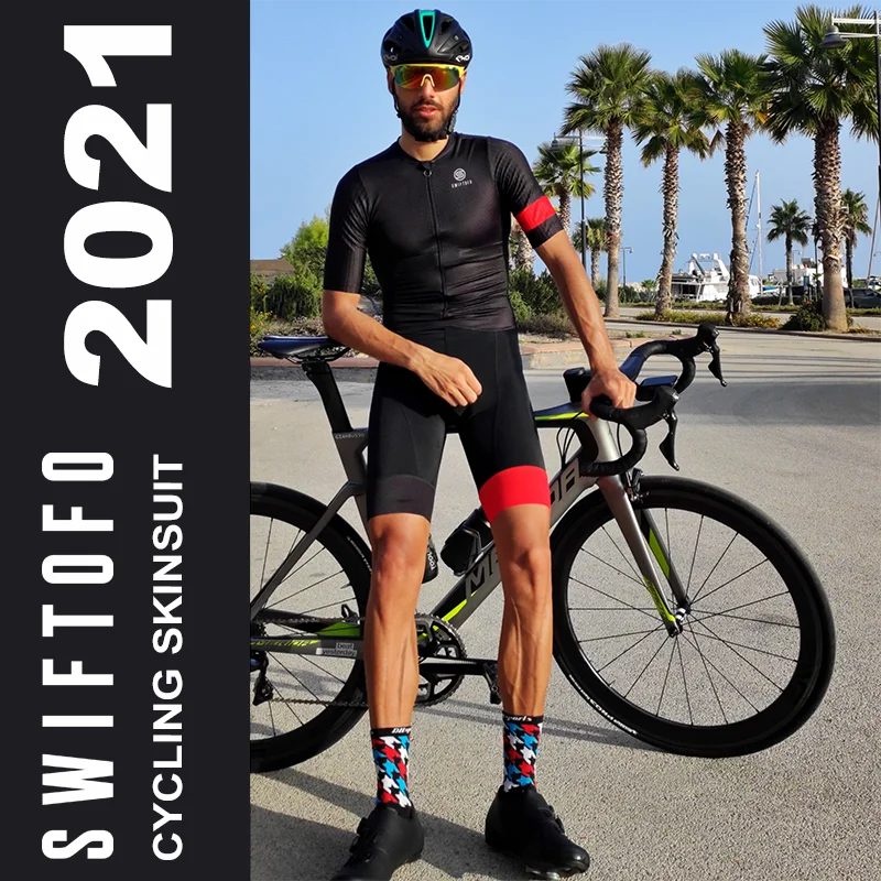 Swiftofo Zwart Schaatspak Fietsen Suits Man Triathlon Road Fietsen Set Ropa  Ciclismo Maillot Fiets Sport Jumpsuit Met Zakken|Cycling Sets| - AliExpress