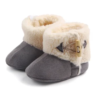 

Thick Warm Winter Baby Shoes Waterproof Leather Snow Boots For Boy Girl Newborn Todder First Walkers Infants Shoes Winter Bootie