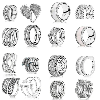 

MULIE925 Sterling Silver Fashion New High Quality Shiny Feather Pink Enamel Wide Face Ring Classic Vintage Ladies Luxury Jewelry