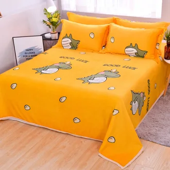 

JUSTCHIC 230x230cm Winter Flannel Sheets Warm Soft Thicked 1PCS Flat Sheet Queen King Bed Sheets for Women Men Kids