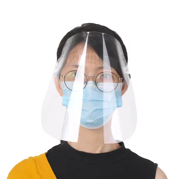 

Safety Face Shield Protector Guard Transparent Full Face Protection Mask Anti-fog Dust-proof Clear Face Eyes Protector Mask