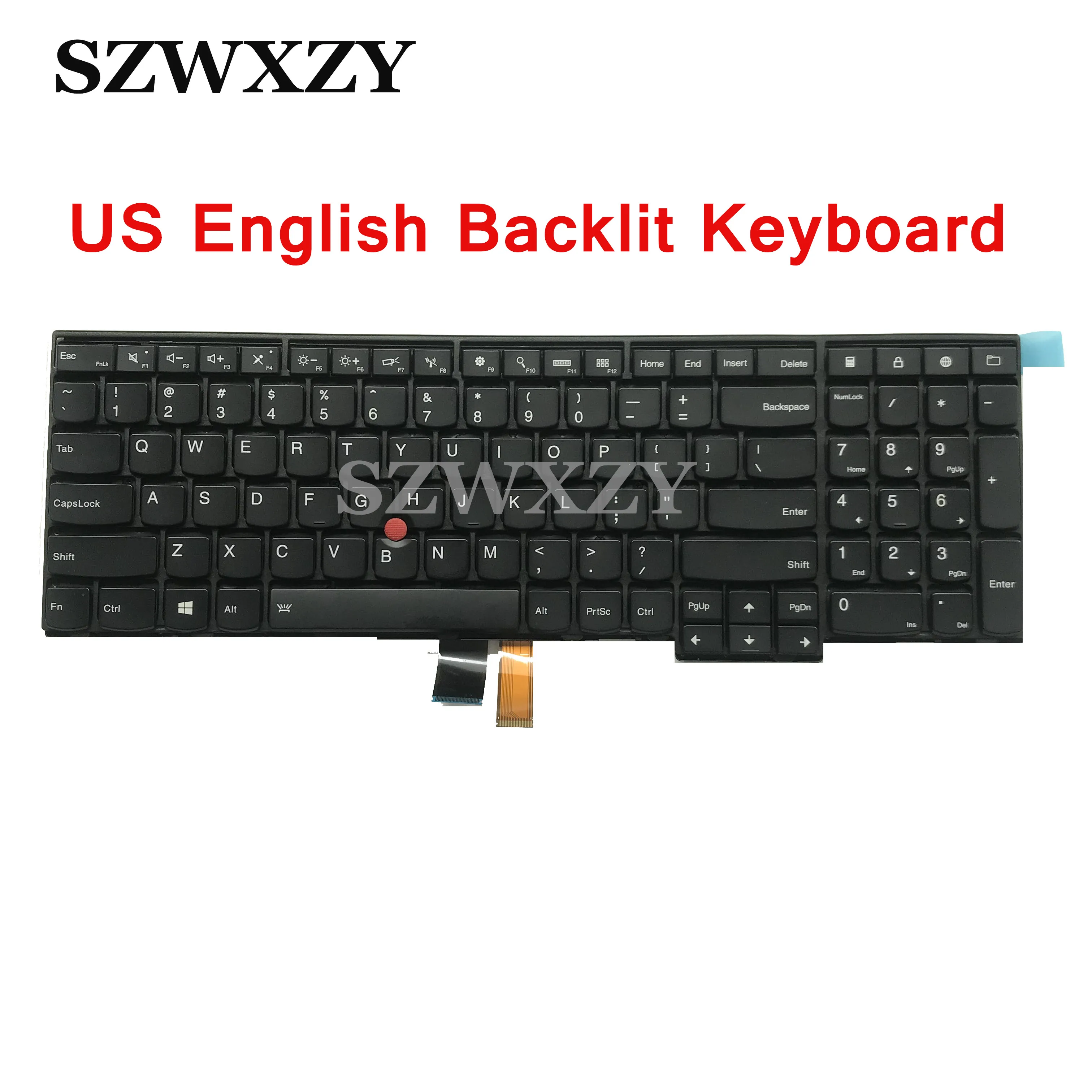 Клавиатура с английской подсветкой для Lenovo ThinkpadThinkpad T540P W540 W541 T550 W550S T560 P50S 04Y2465 04Y2387