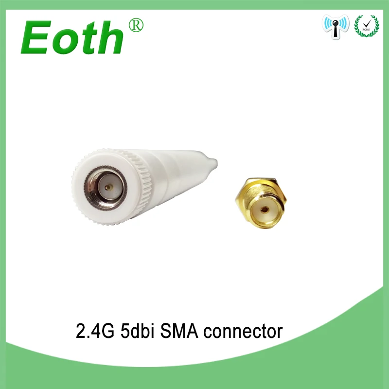 EOTH  2.4g antenna 5dbi sma male wlan wifi 2.4ghz antene IPX ipex 1 SMA female pigtail Extension Cable iot module antena