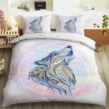 

BailiPromise 3d bedding sets Bohemian duvet cover set winter Pillowcase queen king size Bedlinen duvet cover full size boho