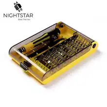 45 в 1 хром-ванадиевая Прецизионная отвертка Набор инструментов Магнитная отвертка набор для телефона планшета компактный инструмент для ремонта и обслуживания