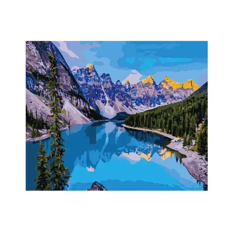

Tigers Frameless DIY Digital Oil Painting By Numbers Canvas Wall Picture Decor
