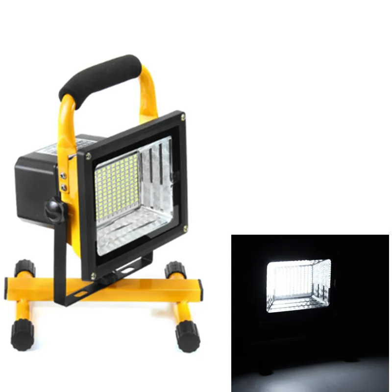 

130 LED Rechargeable Floodlight Waterproof Spot Work Camping Outdoor Handheld Work Lights Power By 18650 Portable Lantern
