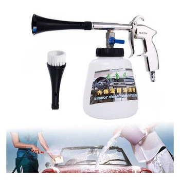 

Portable 1000ML Tornado Cleaning Gun Aluminum Dust Swing Spray Cleaning Wool Leather Car Upholstery Dashboard Floor Mats Tool