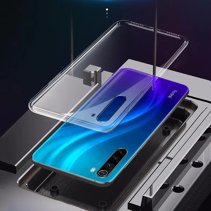 Ультратонкий Мягкий ТПУ чехол для Xiaomi Redmi Note 8 pro 8T прозрачный силиконовый чехол для Xiaomi Redmi Note 8 Pro Note8 8 8A