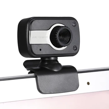 

USB Webcam Camera Drive-free HD Web Camera With Microphone with LED Fill Light Lamp for Desktop Laptop Webcam 480P