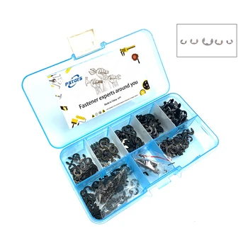 

550Pcs DIN6799 M1.5 M2 M2.5 M3 M4 M5 M6 M8 Circlip Retaining Ring Sack Retainer E-Clip Washer Buckle-shaped Split Washers kit