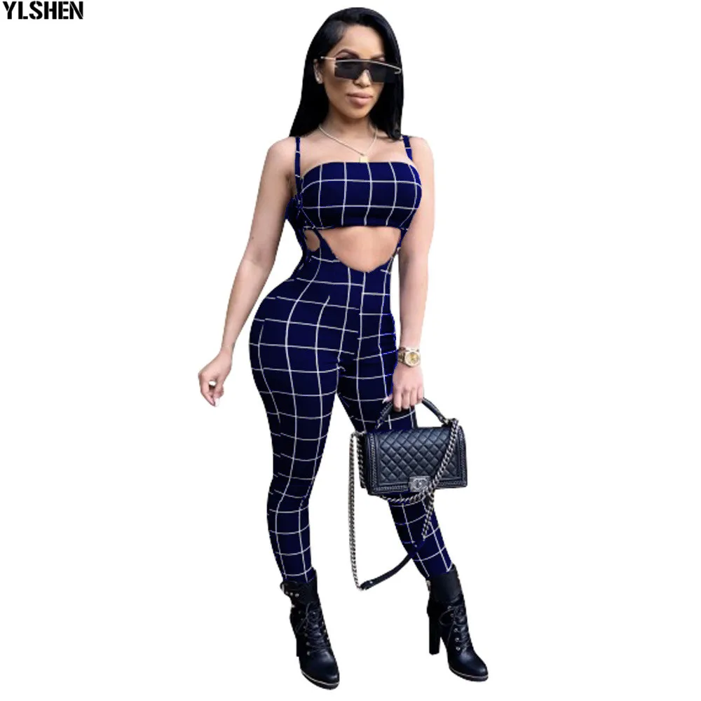 Plus Size 2 Two Piece Set Bodycon Jumpsuit for Women Sexy Matching Sets Bodysuit Tops + Pants Suit Woman Outfits Two Way to Wear 18