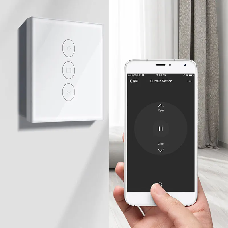 Smart Life шторка с WIFI переключатель для Электрический моторизованный занавес жалюзи рольставни Amazon Alexa Google Home Голосовое управление Tuya