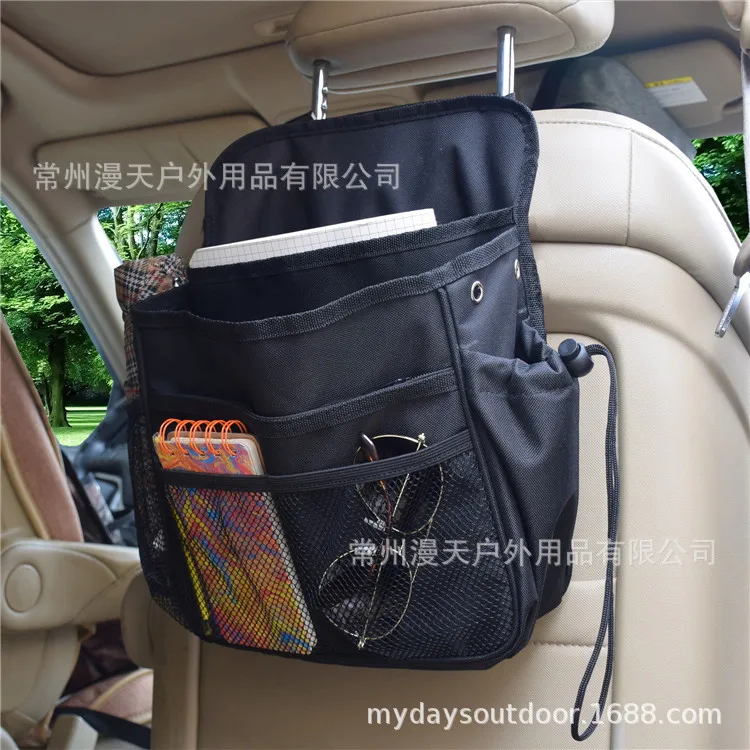 AliExpress многофункциональная автомобильная подвесная короткая сумка для хранения, автомобильный Органайзер