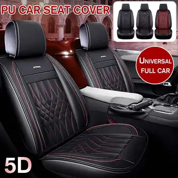 

NEW PU Leather Car Seat Covers Universal For Most Car Seat Protector Cover Auto Interior Accessories Automobiles Seat Covers