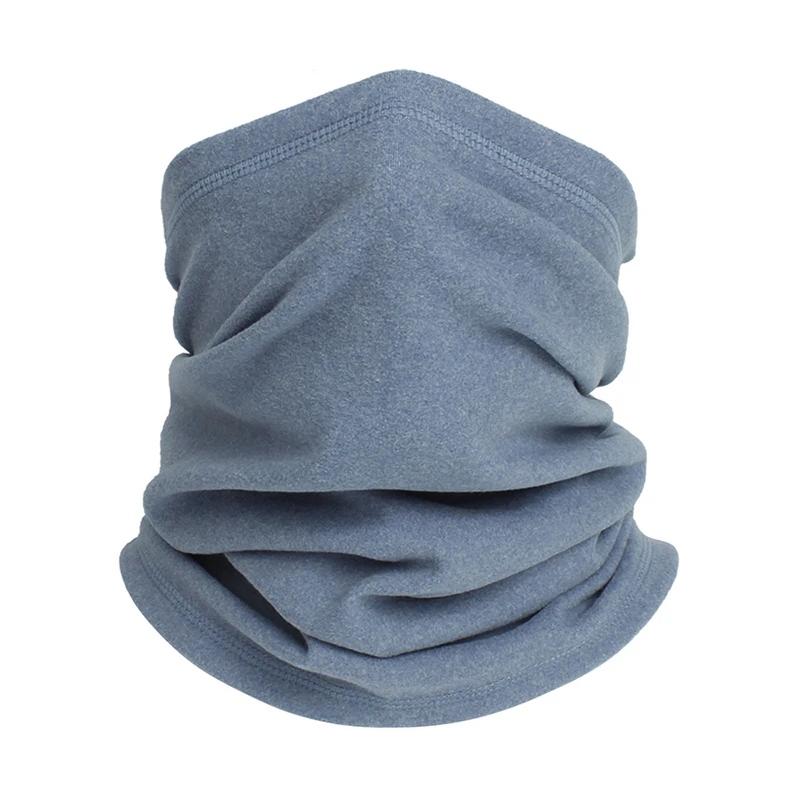 Gaiter Thermal scarf Solid Color Neck Warmer  Half Face Mask Cover  Bandana Autumn Winter Scarf Tube Scarf Multi-functional Neck wool scarf mens