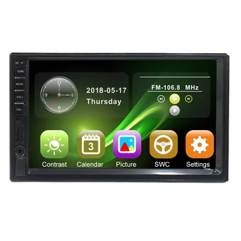 

2 Din Car Multimedia Player Car Radio Bluetooth Mirrorlink HD Press Radio Mp5 Player Usb AUX Audio Stereo 7082