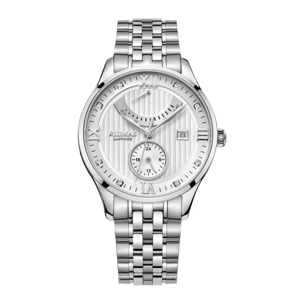 Лучшие брендовые Роскошные мужские часы автоматические механические часы классические повседневные деловые часы в ретро-стиле MIYOTA 9132 мужские спортивные часы - Цвет: SV-opp bag
