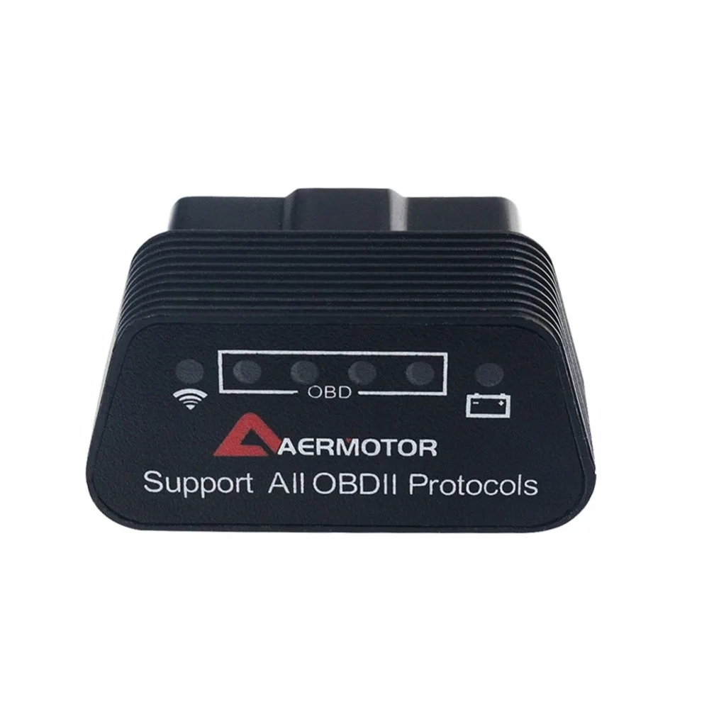 Автомобильный диагностический сканер ELM327 wifi OBD2 адаптер для Android IOS Windows Aermotor wifi ELM327 сканер автомобильный диагностический адаптер