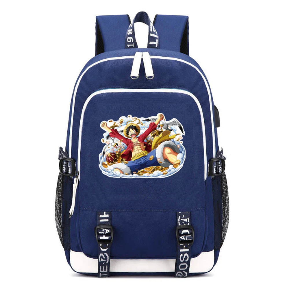 One piece Аниме Bookbag Monkey D. Luffy Cos женский рюкзак Оксфорд школьные сумки для девочек-подростков унисекс дорожная сумка Rugzak