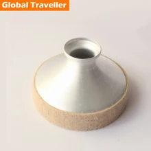1 pcs light-weight Aluminum Sax Mute Silencer expert Design for Alto/ Tenor/ Soprano Saxophone effect in around 30%