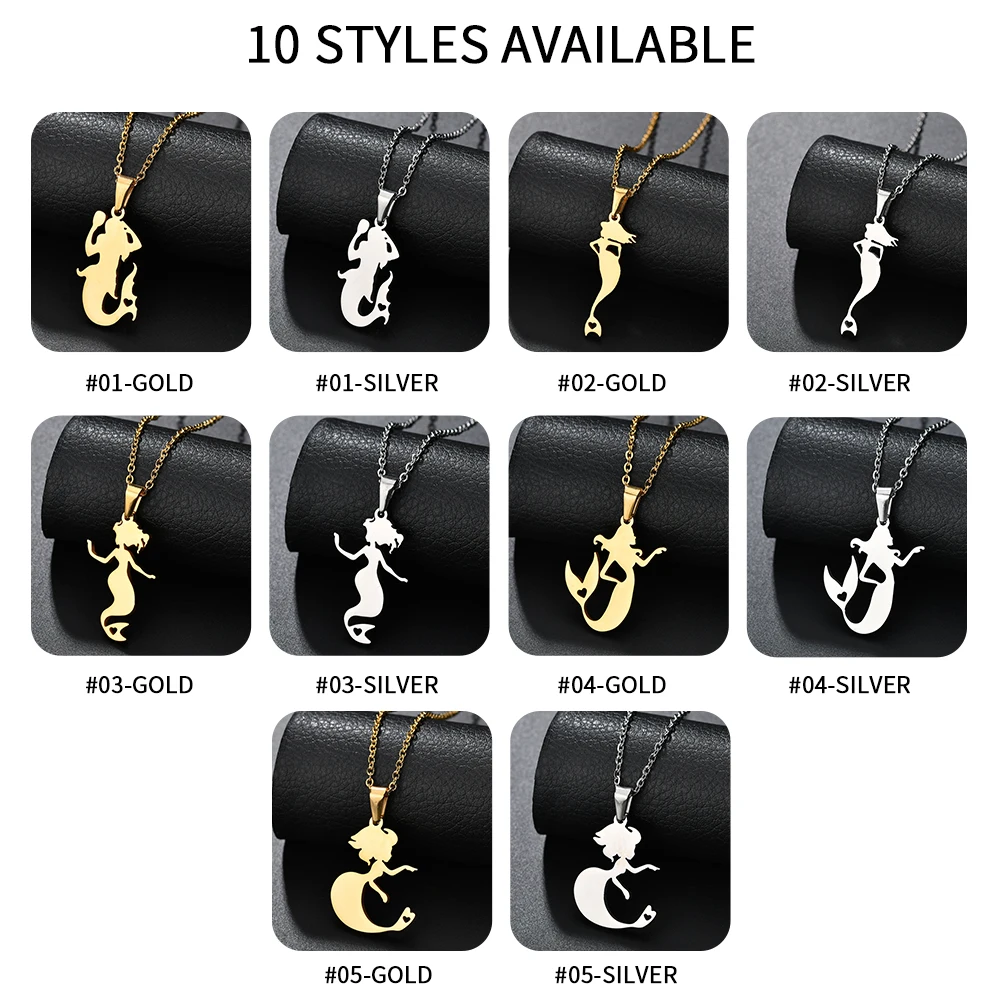 Ожерелье женское из нержавеющей стали с подвеской-Китом | Украшения и аксессуары