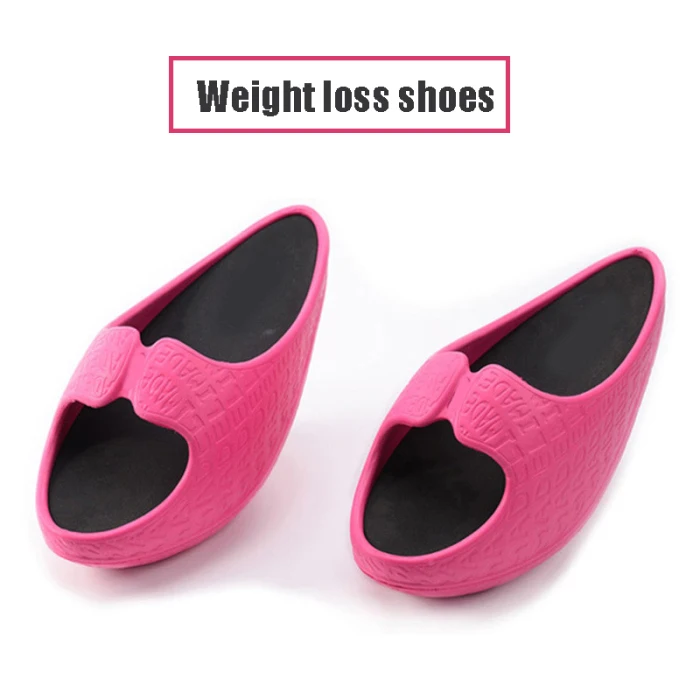 Женские тапочки для похудения массажный стиль; обувь для похудения; кроссовки на танкетке с отрицательным каблуком; обувь для танцев; FH99
