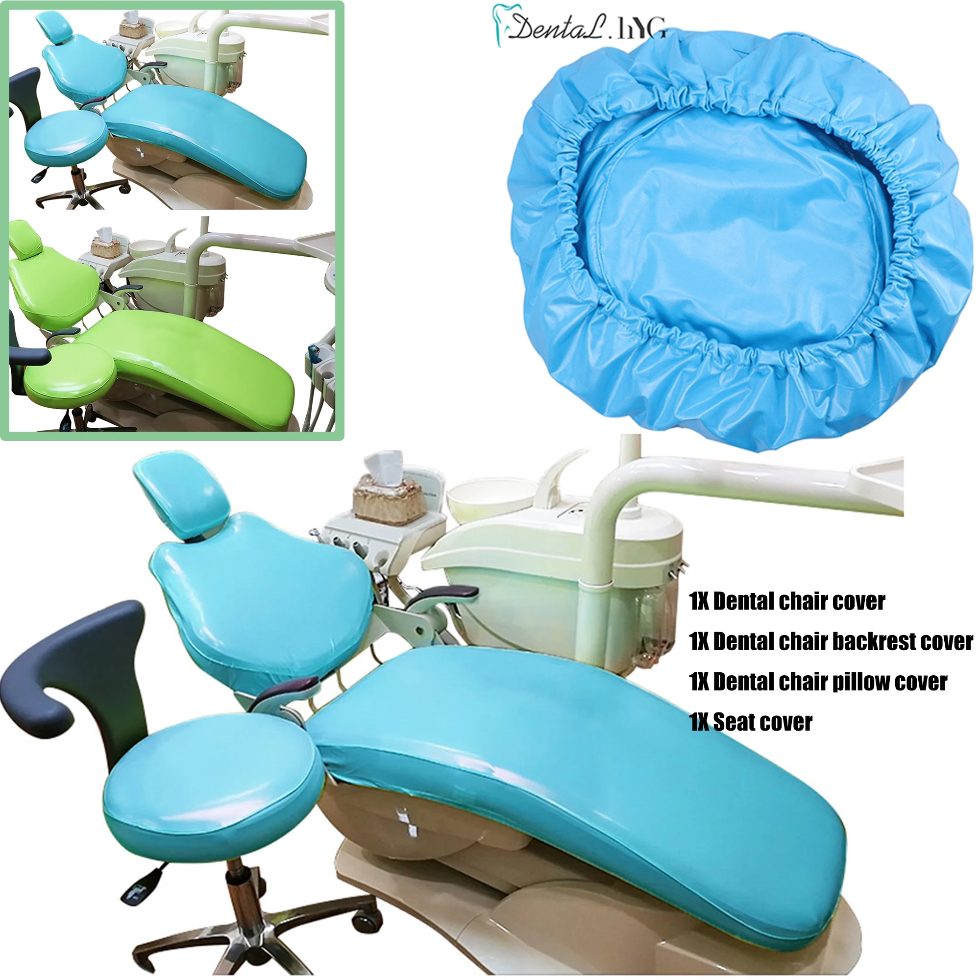 Dental TPU Material Einheit Dental Stuhl Sitz Abdeckung Stuhl Abdeckung  Elastische Wasserdichte Schutzhülle Schutz Zahnarzt Ausrüstung Set