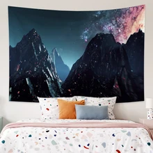 

Tapestry mountain Landscape tapestry Wall Hanging Beach Towel Tapestries fabric Blanket Decor Large Wall Carpet tapestry