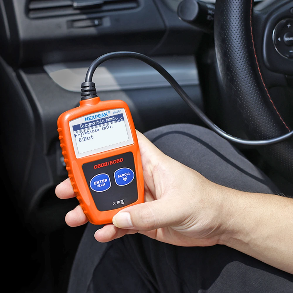 NX201 OBD2 сканер Код считыватель автомобиля MS309 Авто диагностический инструмент OBD 2
