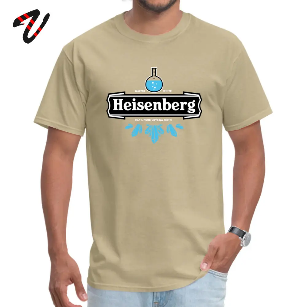 PercentPureCrystalBreakingBad 100% Cotton Fabric Tops Tees for Men Party T Shirt High Quality Crew Neck Tee Shirt Short Sleeve 99_Percent_Pure_Crystal_-_Breaking_Bad_3245 beige