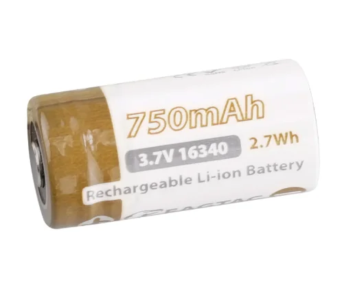 EAGTAC 16340 750mAh 3 7 V защищенная литий-ионная батарея (разряд a) кнопка верхняя | Лампы и