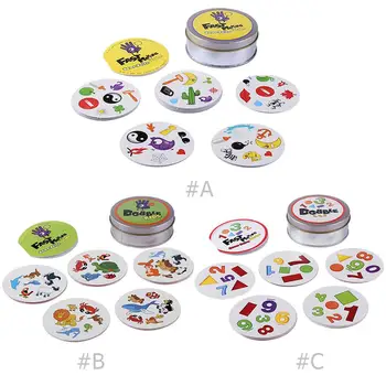 

Kid Brainteaser Educational Cards Parent-Child Paper Board Interactive Game